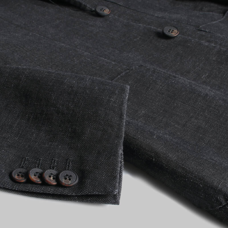 Rexford Regular Fit Klasik Koyu Gri Ceket - 4