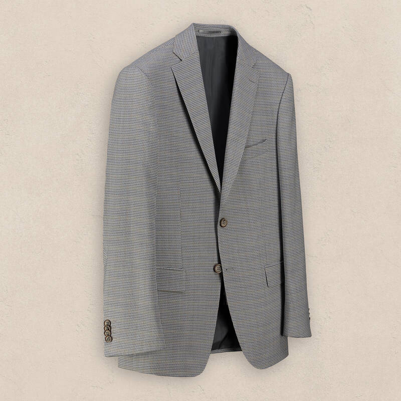 Rexford Regular Fit Bej Desenli Ceket - 2