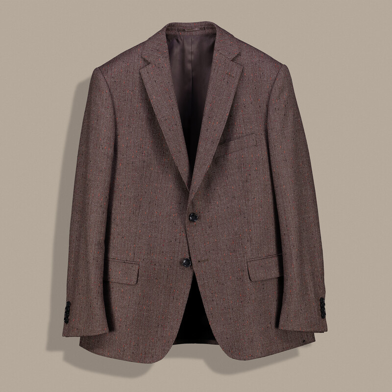 Rexford Regular Fit Dokulu Kahverengi Ceket - SARAR PREMIUM (1)