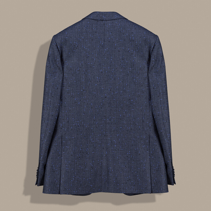 Rexford Regular Fit Dokulu Lacivert Ceket - SARAR PREMIUM