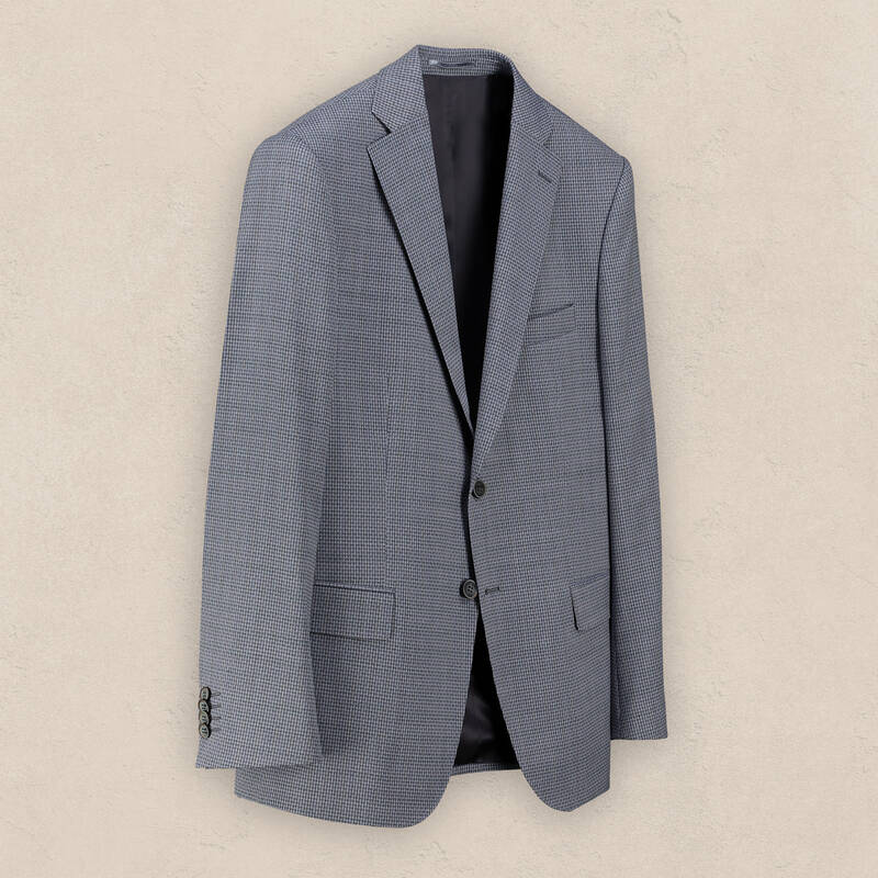 Rexford Regular Fit Mavi Desenli Ceket - 3