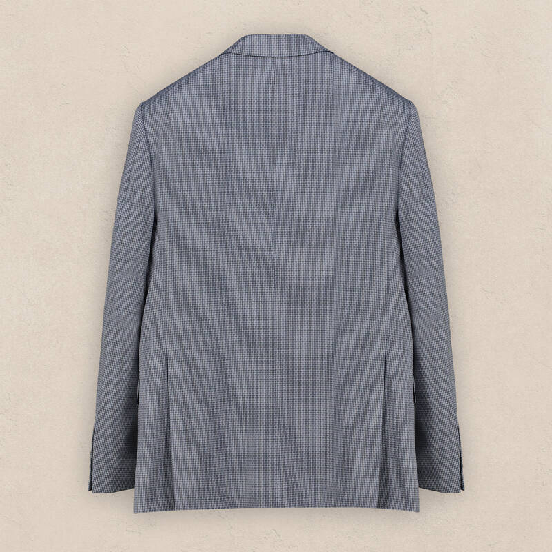 Rexford Regular Fit Mavi Desenli Ceket - 4