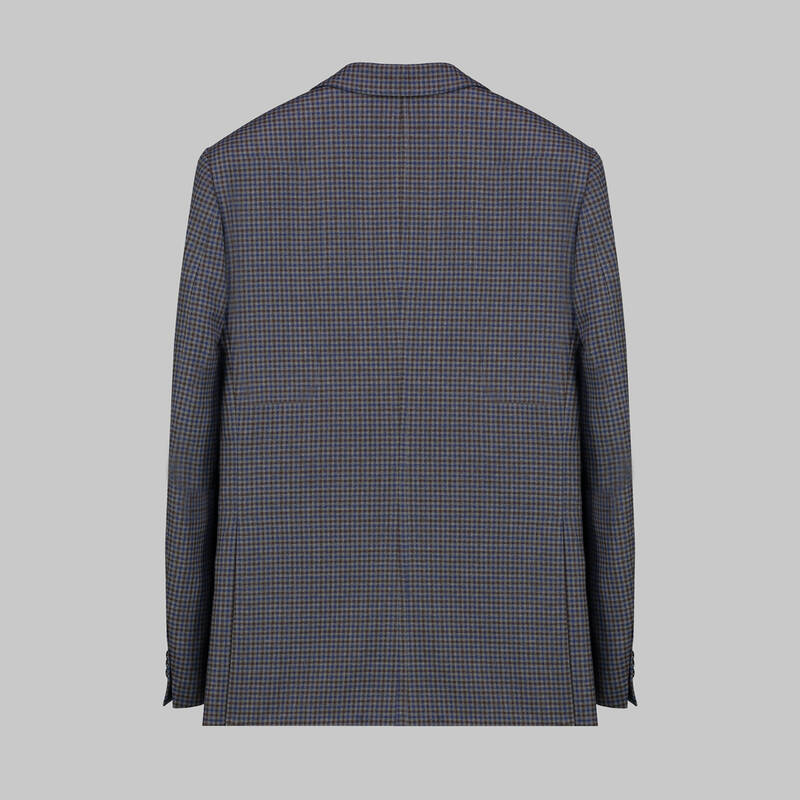 Rexford Desenli Gri Ceket - 3