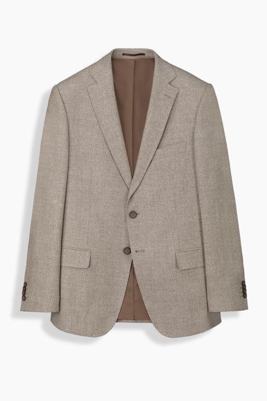 Rexford Regular Fit Koyu Bej Ceket - SARAR