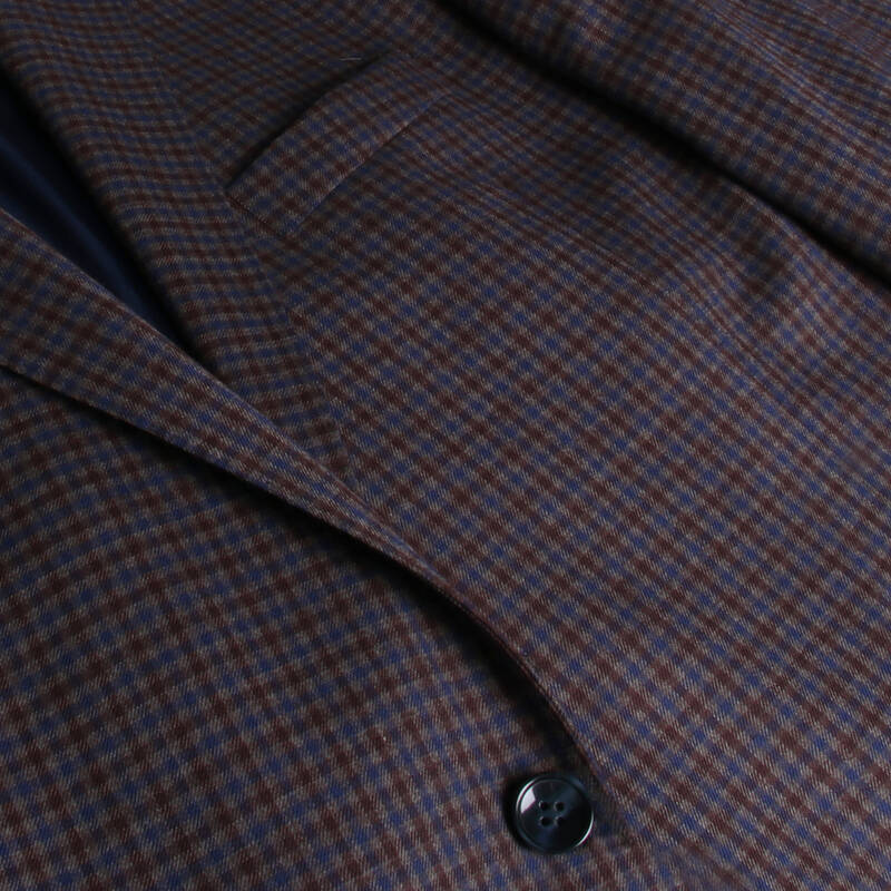 Rexford Regular Fit Desenli Kahverengi Ceket - 4