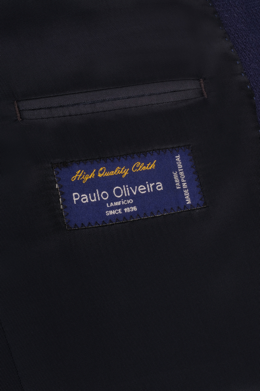 Rexford Regular Fit Desenli Lacivert Ceket - SARAR