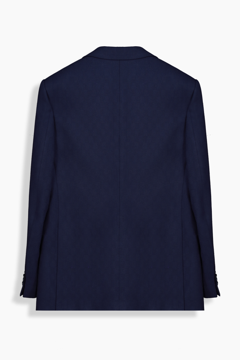 Rexford Regular Fit Desenli Lacivert Ceket - 2