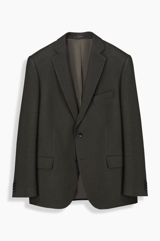 Rexford Regular Fit Desenli Haki Ceket - SARAR