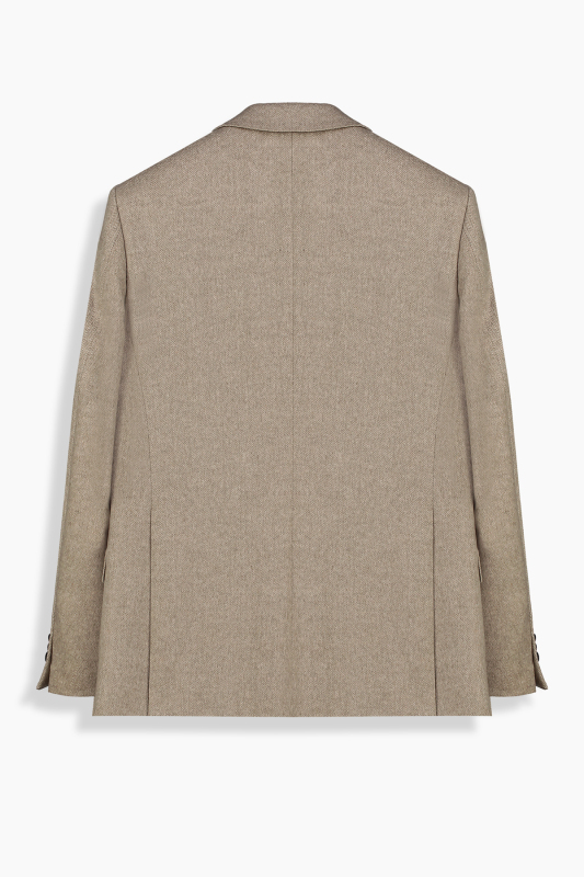 Rexford Regular Fit Koyu Bej Ceket - SARAR