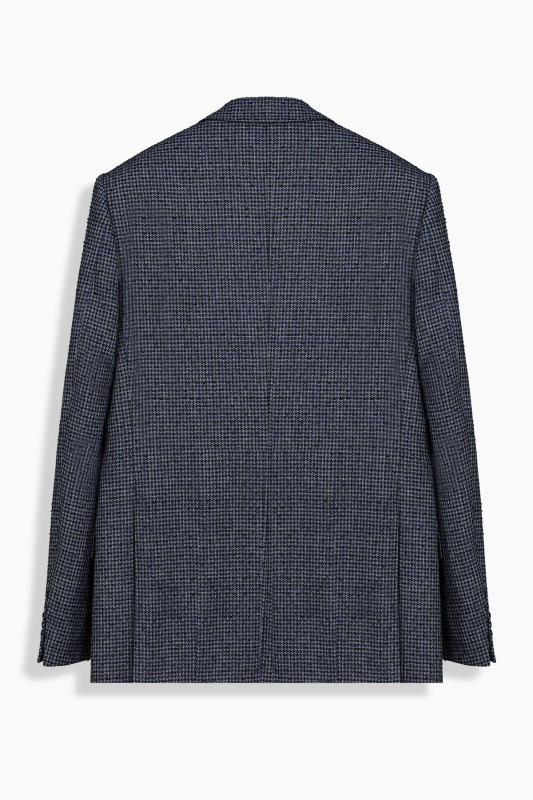 Rexford Desenli Regular Fit Lacivert Ceket - SARAR