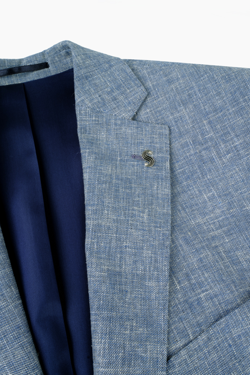 Rexford Regular Fit Mavi Casual Ceket - 4