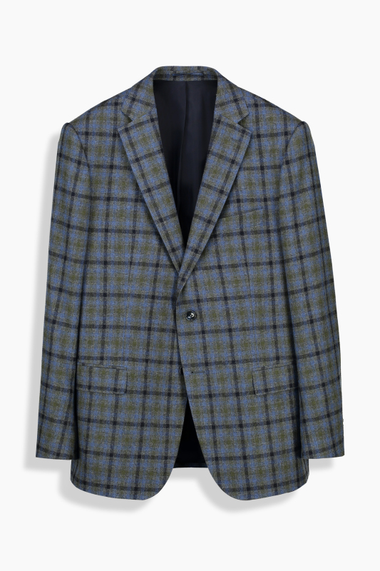 Rexford Regular Fit Yeşil Kareli Ceket - SARAR PREMIUM