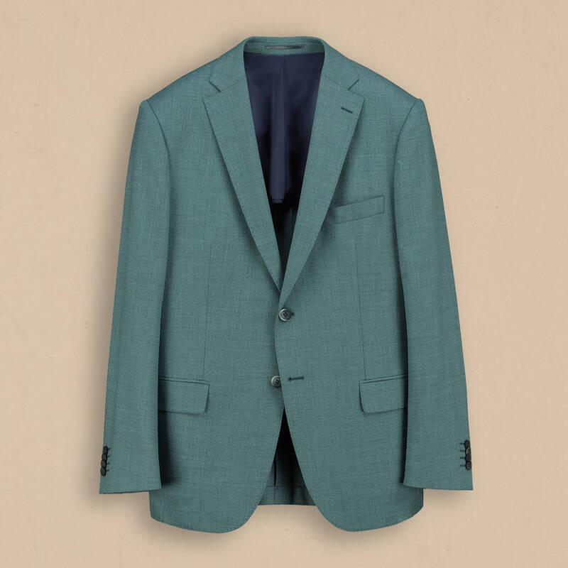 Rexford Regular Fit Turkuaz Klasik Ceket - 1