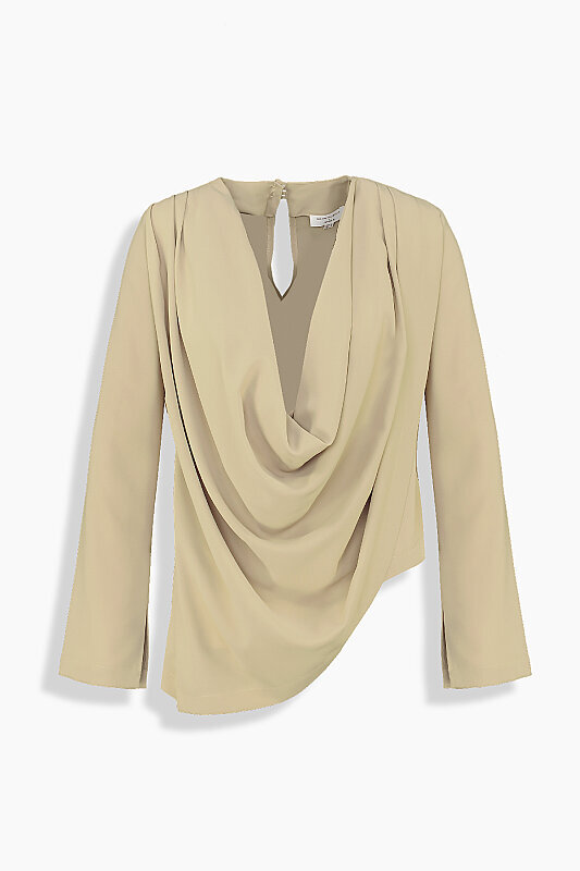 Ria Antik Sarı Bluz - SARAR WOMAN (1)
