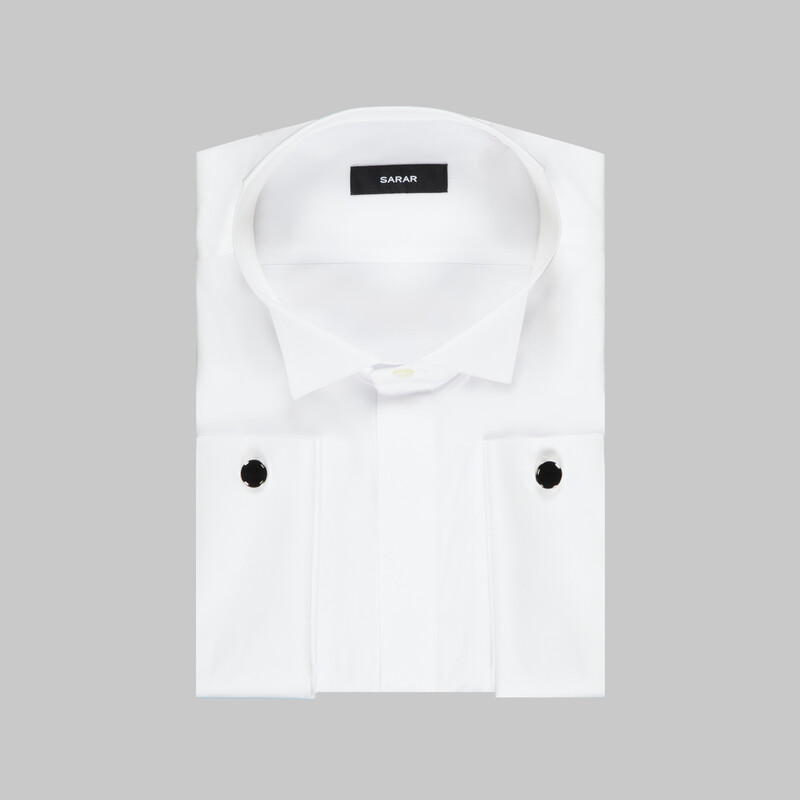 Rıcco Beyaz Smokin Gömlek - SARAR