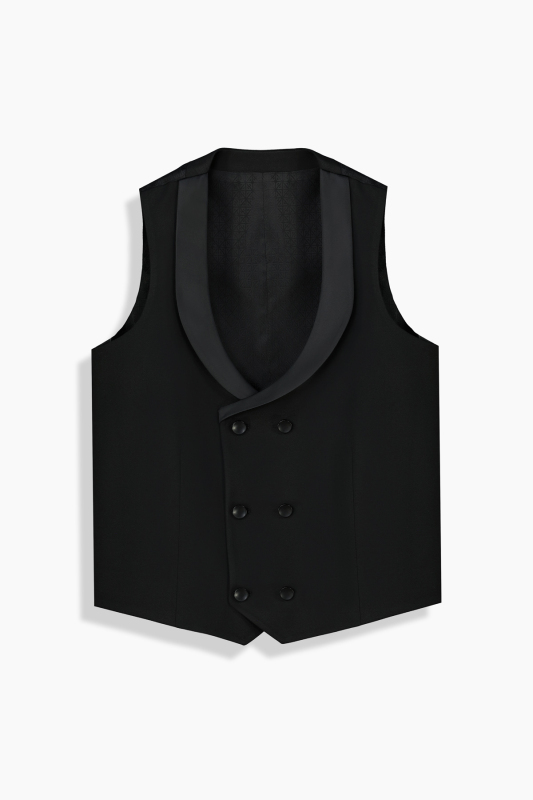 Richie Carlo Hood Papyon Yelek Takım Slim Fit Çocuk Smokin - 13