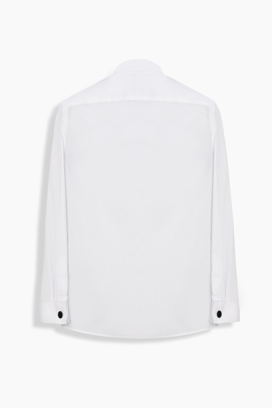 Richie S Geniş Manşet Beyaz Çocuk Smokin Gömlek - INTERVIEW