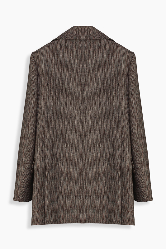 Rione Koyu Kahverengi Ceket - SARAR WOMAN