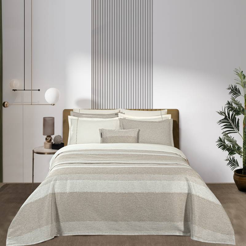 Rizia Yatak Örtüsü ve Nevresim Takımı Bej - 1