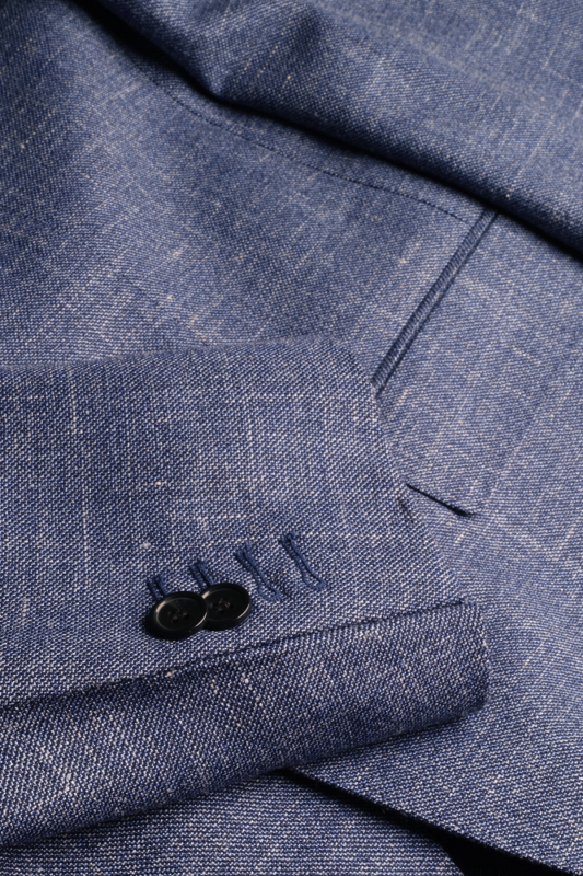 Roberto Regular Fit Açık Lacivert Ceket - SARTORIA