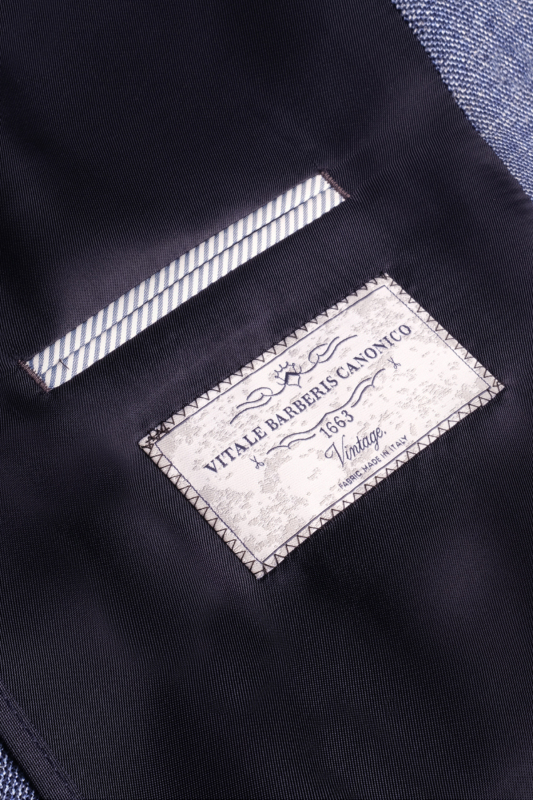 Roberto Regular Fit Açık Lacivert Ceket - SARTORIA