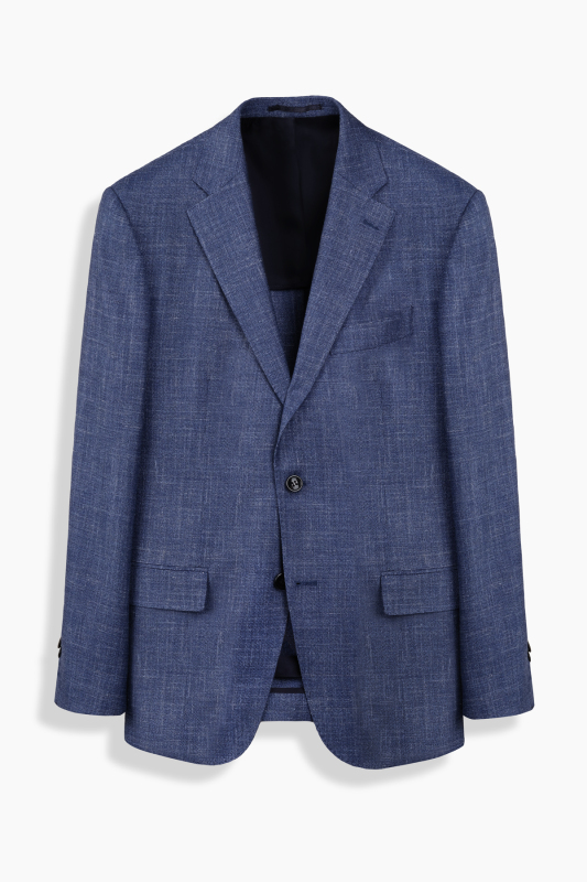 Roberto Regular Fit Açık Lacivert Ceket - SARTORIA