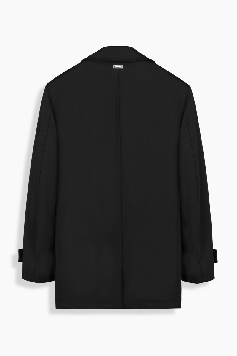 Roermond Siyah Trençkot - 2