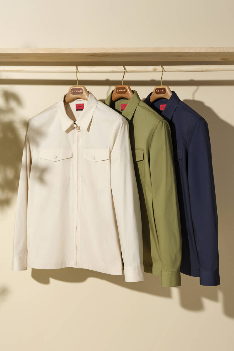 Roger Pamuklu Bej Gömlek - 1