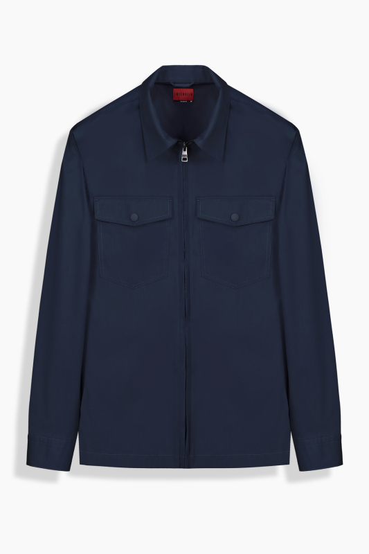 Roger Pamuklu Lacivert Gömlek 