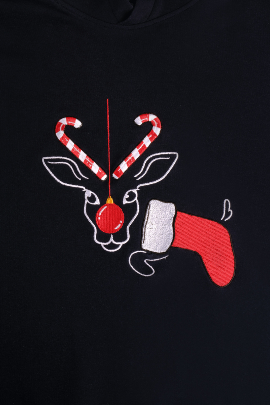 Roli Rudolph Regular Fit Açık Lacivert Kadın Sweatshirt - SARAR