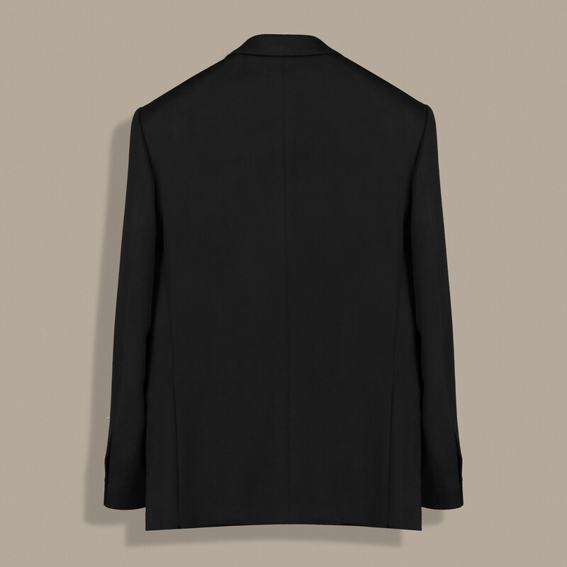 Roma Regular Fit Siyah Kaşmir Ceket - SARTORIA