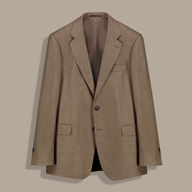 Roma Regular Fit Açık Kahverengi Ceket 