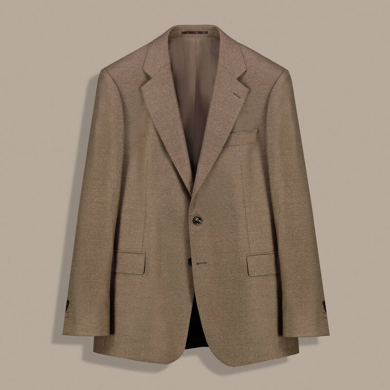 Roma Regular Fit Açık Kahverengi Ceket - 1