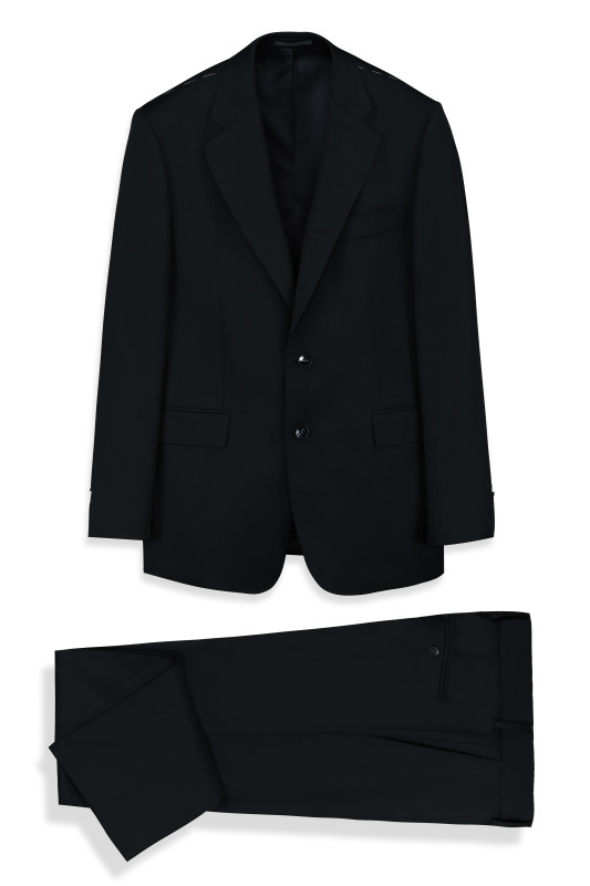 Roma Terni Regular Fit Siyah Takım Elbise - SARTORIA