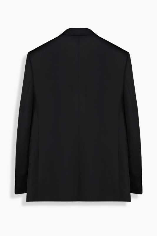 Roma Terni Regular Fit Yün Siyah Takım Elbise - SARTORIA