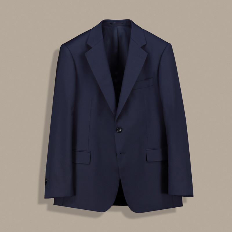 Roma Terni Yün Regular Fit Lacivert Takım Elbise - SARTORIA