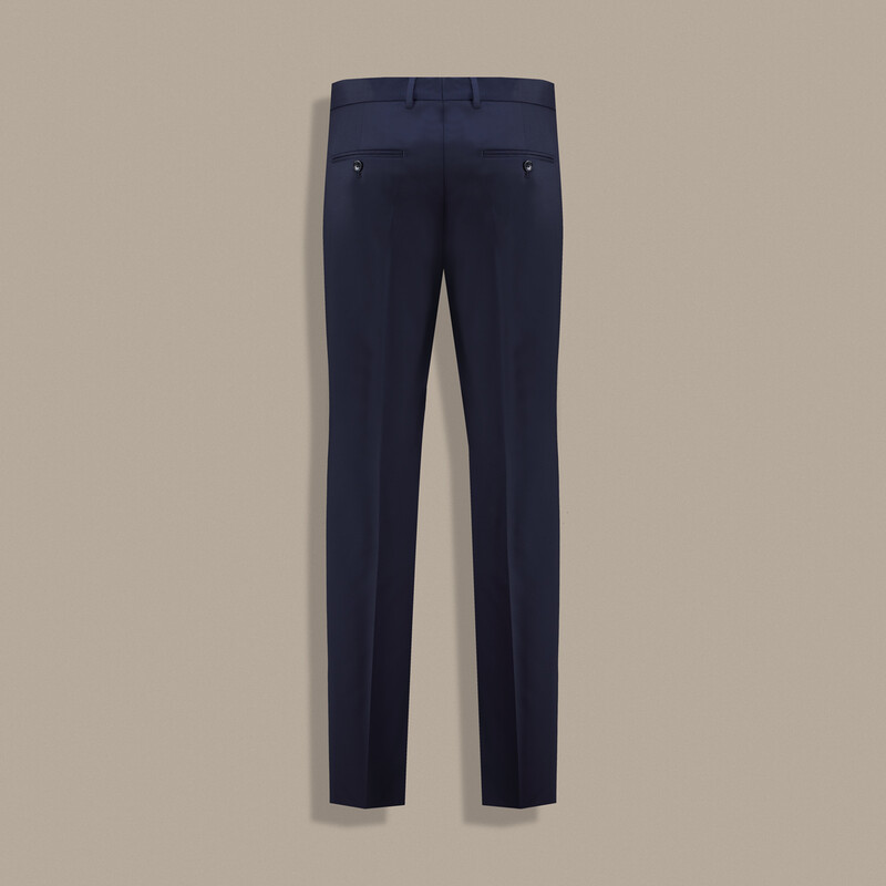 Roma Terni Yün Regular Fit Lacivert Takım Elbise - SARTORIA