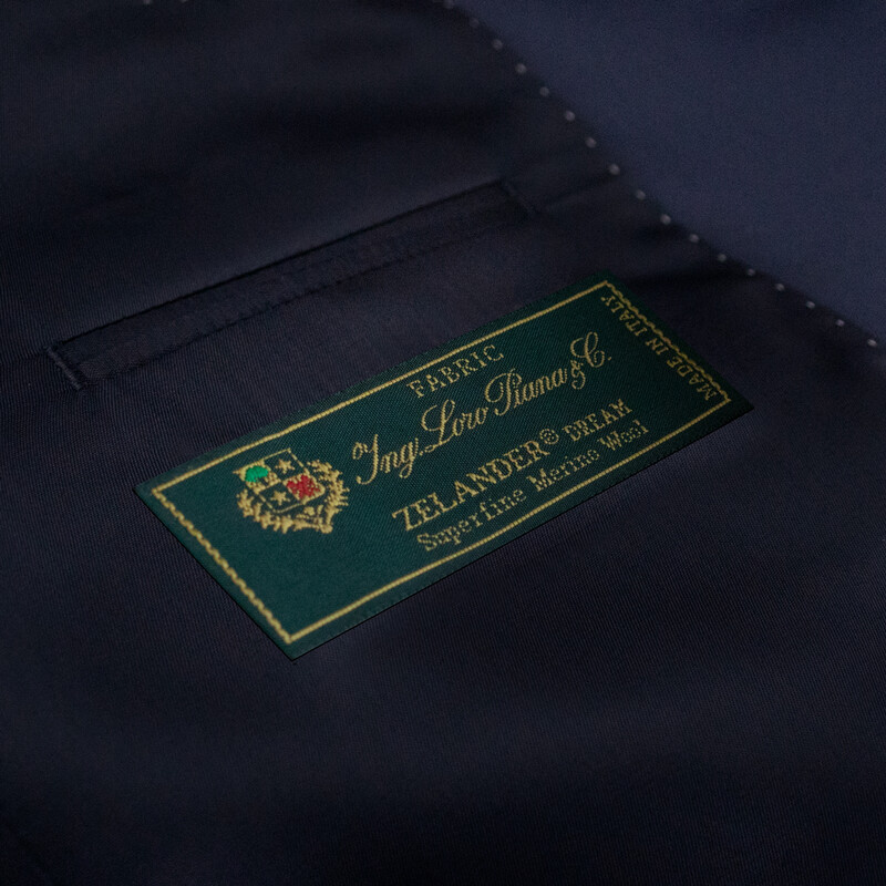 Roma Terni Yün Regular Fit Lacivert Takım Elbise - SARTORIA