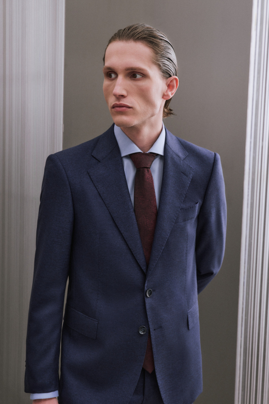 Roma Terni Açık Lacivert Takım Elbise 