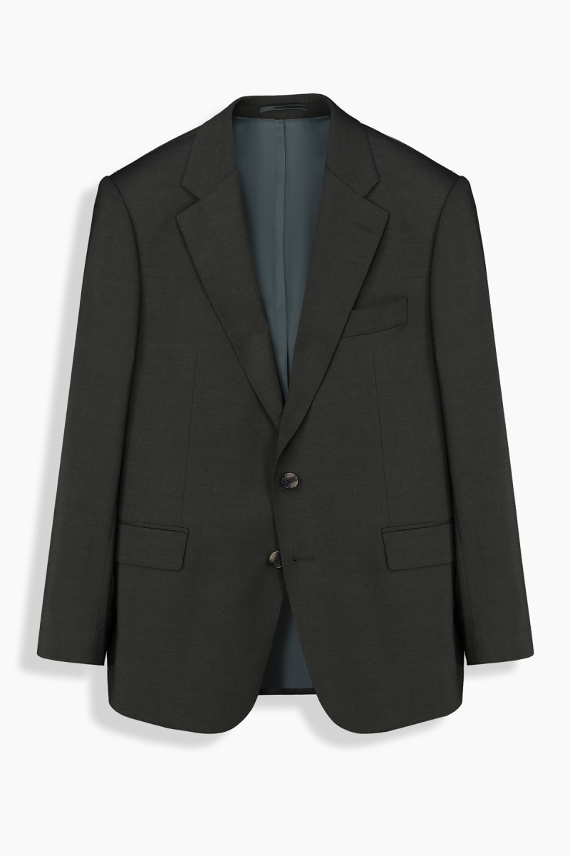 Romans Ternies Regular Fit Koyu Haki Takım Elbise - 2