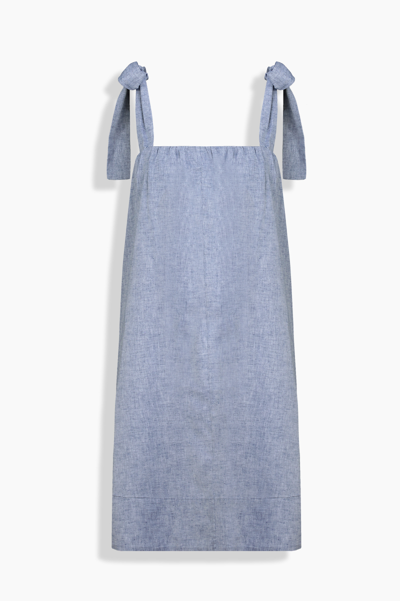 Romy Lacivert Elbise - 1