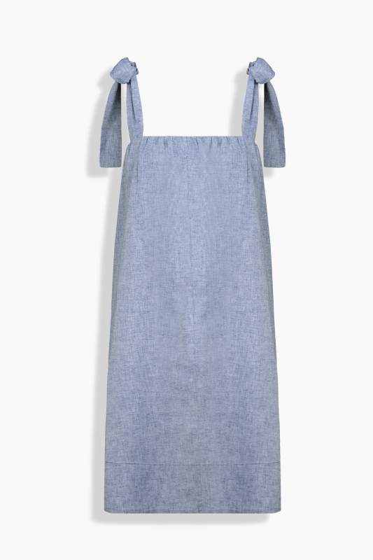 Romy Lacivert Elbise - SARAR WOMAN