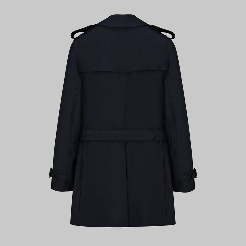 Roterdam Lacivert Trençkot - INTERVIEW