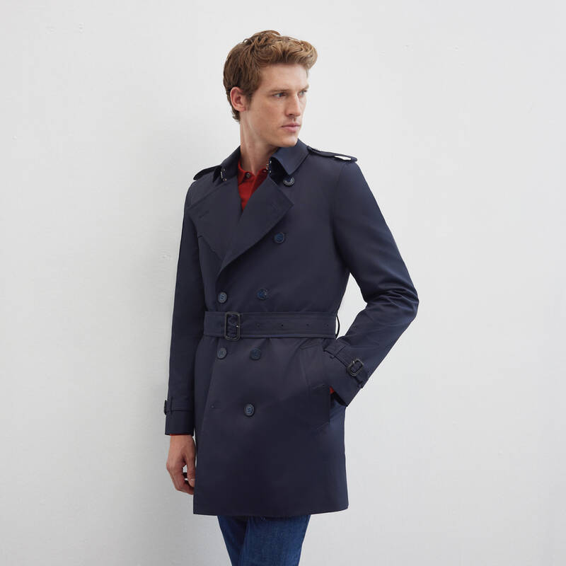 Roterdam Lacivert Trençkot - 1