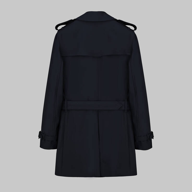 Roterdam Lacivert Trençkot - 3