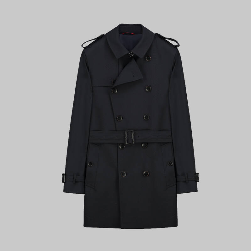 Rotterdam Lacivert Pardösü - 1