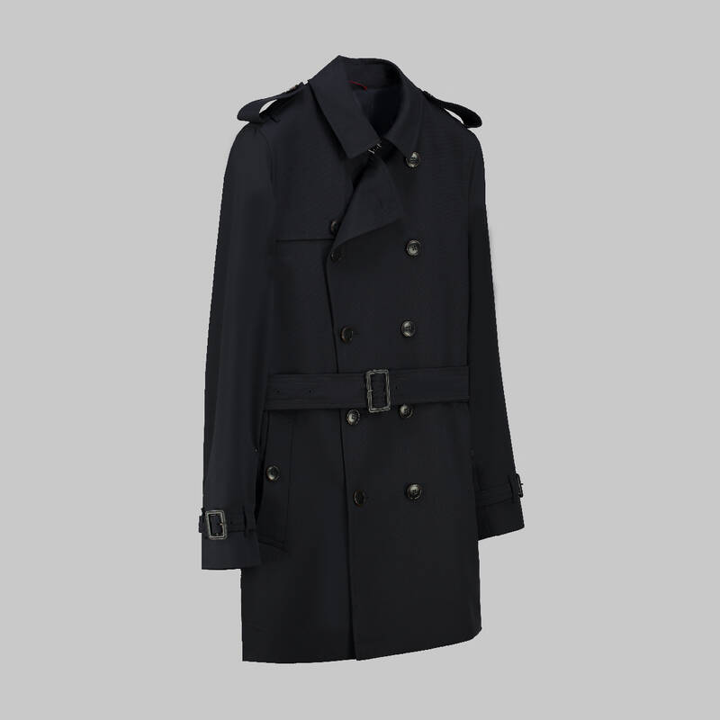 Rotterdam Lacivert Pardösü - 2