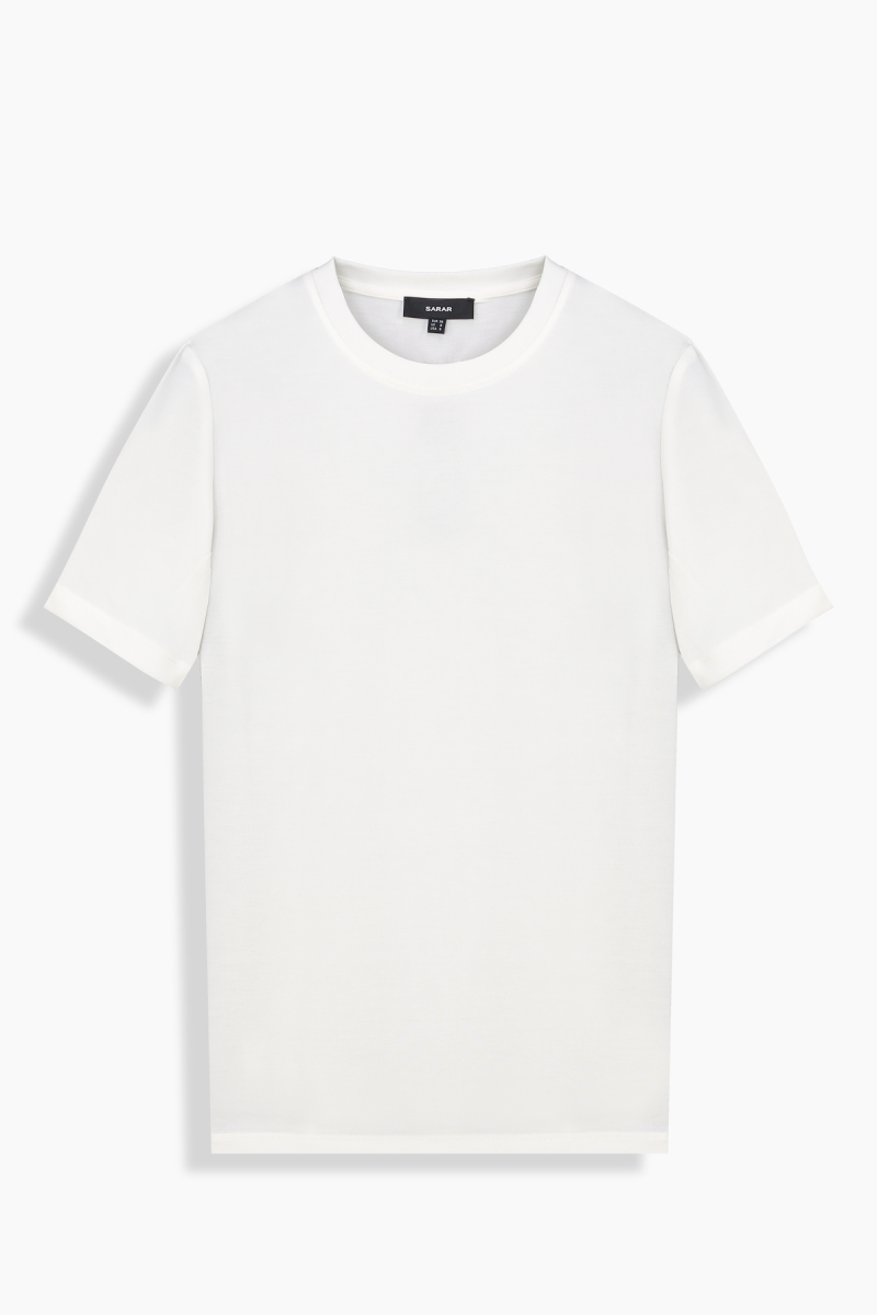 Rovenna O Yaka Beyaz Tişört - 1