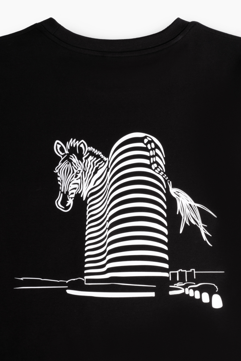 Rovenna Tasarım Cepli Siyah Tişört - 6