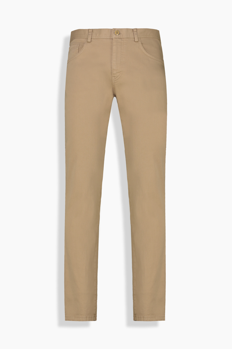 Roys Relax Fit Açık Ceviz Pantolon - 1